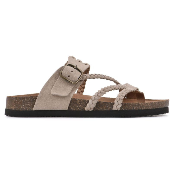 Sandalias de corcho trenzado
