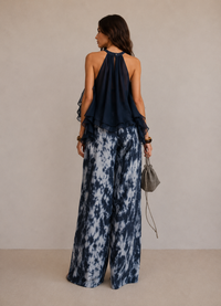 Élise | Conjunto elegante y ligero con top fluido y pantalones anchos