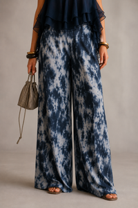 Élise | Conjunto elegante y ligero con top fluido y pantalones anchos