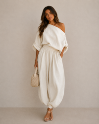 Eleonora | Elegante conjunto de dos piezas con un solo tirante