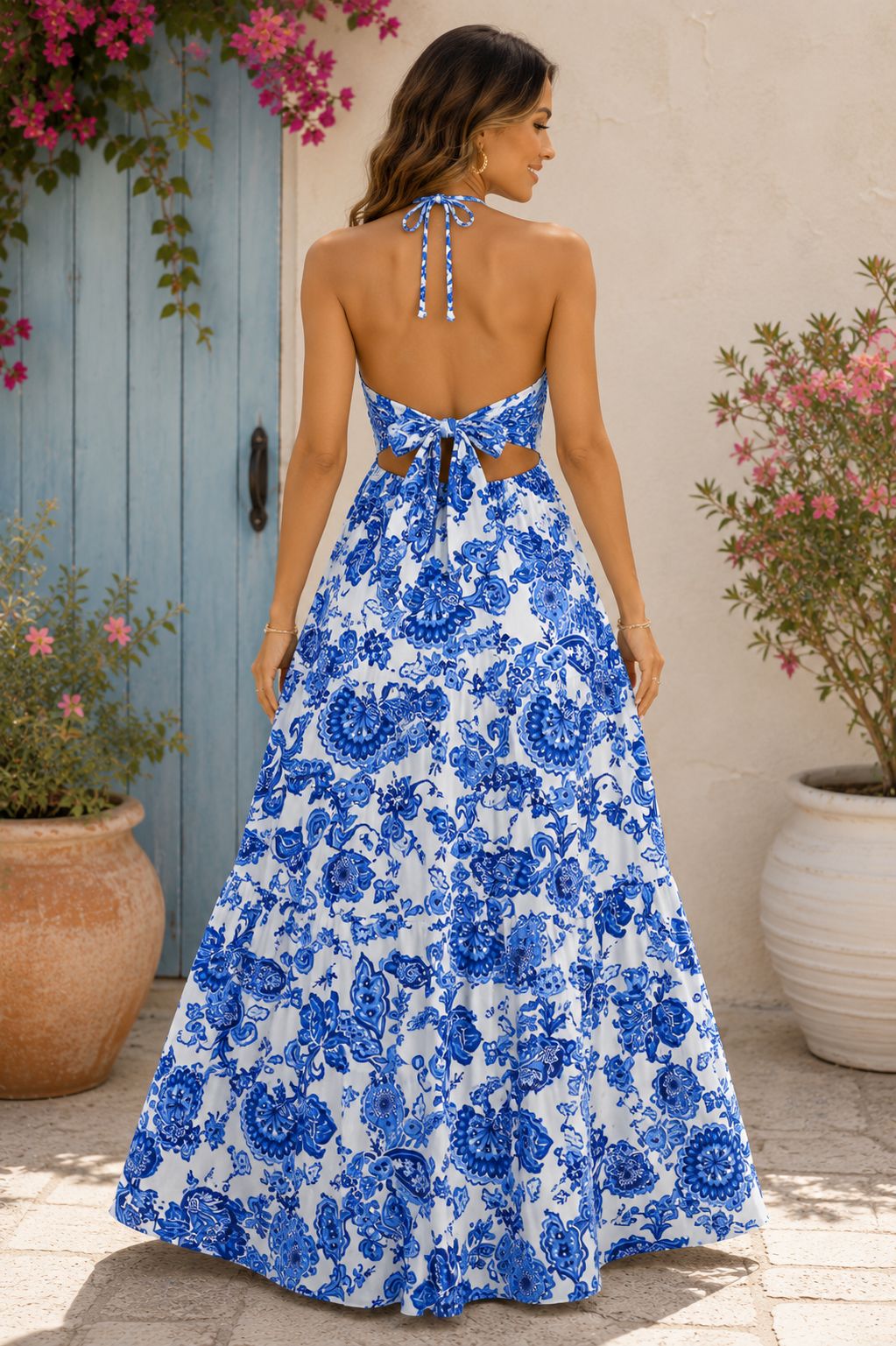 Vestido Mediterranean Bloom